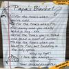 Papa Fishing Handwritten Letter Blanket Papa For The Times When You Are Cold Blanket for Grandpa Unique Birthday Gifts for Papa Dad Grandfather from Grandkids, Grandpa Gifts for Fathers Day Birthday view 4