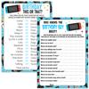 ALodr 20 Birthday Game Cards - 2 Games, This Or That and Who Knows The Birthday Boy Best Party Activity view 1