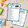 ALodr 20 Birthday Game Cards - 2 Games, This Or That and Who Knows The Birthday Boy Best Party Activity view 4
