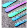 40 Pieces Rainbow Flatware Cutlery Silverware Set for 8, Stainless Steel Colorful Utensils, Tableware Set Include Knife/Fork/Spoon for Home Kitchen Restaurant Hotel, Reusable view 2