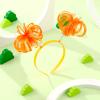 WILLBOND 6 Pcs Pom Pom Headbands Tinsel Wrapped Crazy Headwear Hair Accessories for Spirit Week Carnival Bachelorette(Orange) view 4