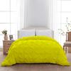1 PC Pinch Pleated Comforter - Yellow California King (110'' x 98'') Quilted - 100% Cotton 500 GSM Fill Power Beautiful Pinch Pleat Design Warm Down Alternative Comforter Only view 1