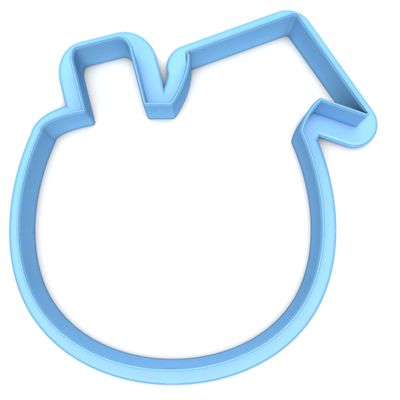 Sweet Prints Inc Tropical Drink (outline) Cookie Cutter - Dishwasher Safe (3")