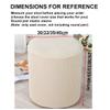 XGANGM Round Small Ottoman Slipcover Pouf Cover Stretch Ottoman Cover Round Small Footstool Cover Round Ottoman Stool Covers Slipcovers Home Furniture Protector,Red,1pcs40X40CM view 2
