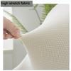 XGANGM Round Small Ottoman Slipcover Pouf Cover Stretch Ottoman Cover Round Small Footstool Cover Round Ottoman Stool Covers Slipcovers Home Furniture Protector,Red,1pcs40X40CM view 3