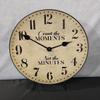 Count The Moments Clock | Ultra Quiet Quartz Mechanism | Hand Made in USA Beautiful Crisp Lasting Color | Comes in 8 Sizes (24-Inch, Tan (Griege)) view 1