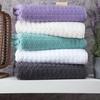 BAGNO MILANO Turkish Cotton Bath Towels, Hand Towels - Soft Plush Jacquard Collection Luxury Towels Set (Black, 2 pcs Bath Towel Set) view 2