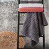 BAGNO MILANO Turkish Cotton Bath Towels, Hand Towels - Soft Plush Jacquard Collection Luxury Towels Set (Black, 2 pcs Bath Towel Set) view 3