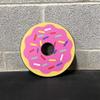 Plate Snacks Sprinkle Donut Stickers Vinyl Weight Decals - For Iron/weight Plates-5 LB | Stickers Size 7.5" view 2