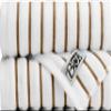 Black & White Brands Brazilian Beach/Pool/Bath Towel - Ultimate Absorbent Luxury XL 36x70 100% Cotton Wave (2 Towels, Tan/Beige Poly Stripe) view 1
