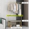 LHHL Coat Rack Shoe Bench 3 in 1 Design Hall Tree Furniture for Entryway Storage Cabinet Organizer Freestanding Coat Stand with Clothes Rail Stylish Appearance view 3