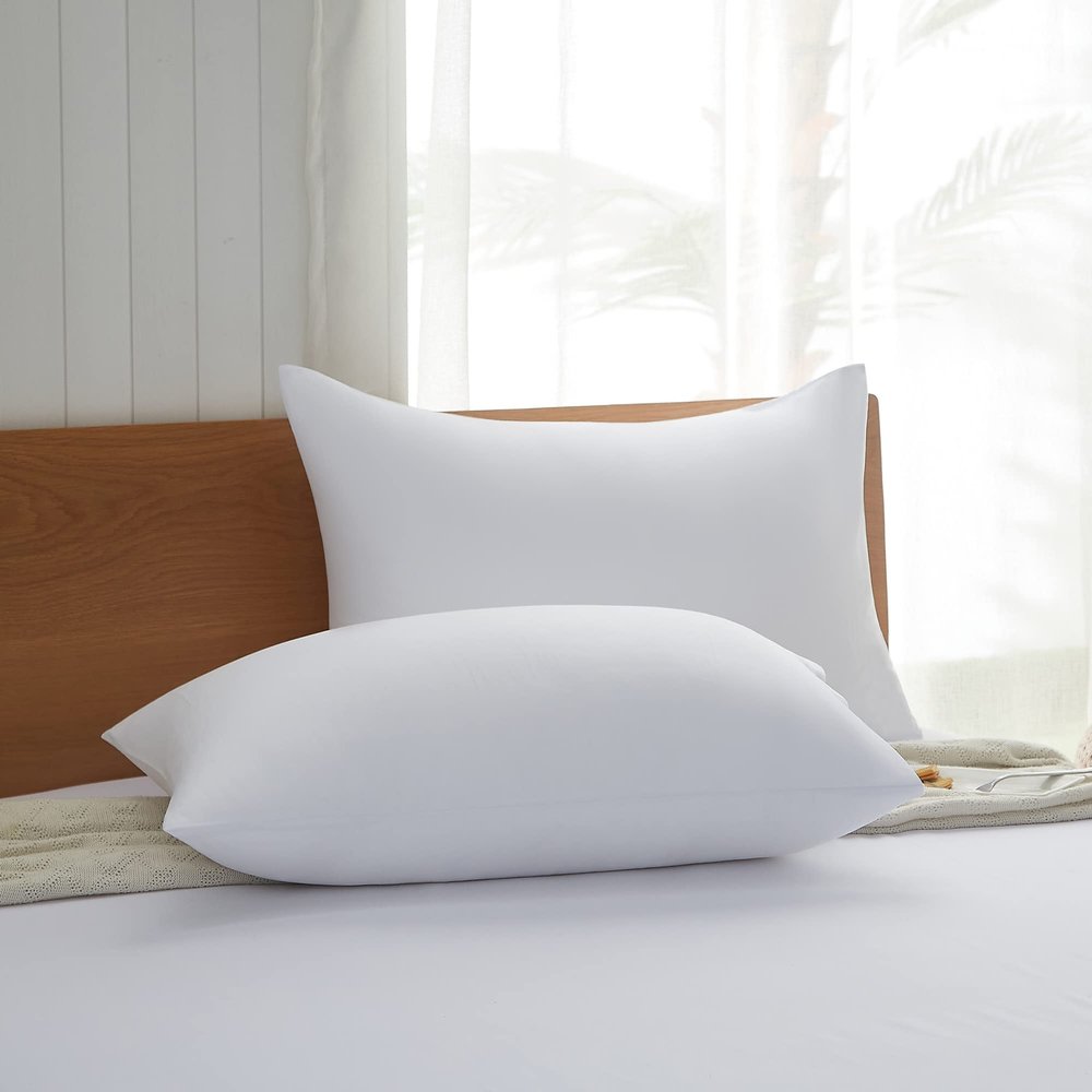 Acanva Bed Pillows for Sleeping 2 Pack King Size, Down Like Filling Luxury Soft Supportive Plush for Side Back and Stomach Sleepers,20x36