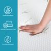 BestMassage | 10 Inch Queen Mattress | Gel Memory Foam | Medium Firm Feel | White | Bed in a Box, CertiPUR-US Certified | Pressure Relief, Cooling Ventilated Foam | Breathable Knit Cover view 3