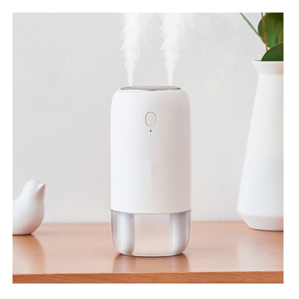 mist humidifie Cool Mist Humidifiers for Babies, Quiet and Small Ultrasonic Humidifier for Bedroom Nightstand, Space-Saving, Auto Shut Off vaporizer humidifier