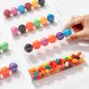 SLShePack 36PCS 1 x 1 x 6 Clear Gumball Boxes Candy Containers for Parties & Favors view 3