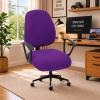 Super Stretchable Separate Office Chair Seat Covers - Universal Spandex Computer Chair Slipcover - 180GSM Washable Rotating Backrest Coverings & Cushion Protectors for Dogs, Cats, Pets view 1
