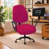 DIVA EN CAMINO DEC Stretchable Desk Office Chair Seat Covers - Universal Stretch Computer Chair Slipcover - Washable Rotating Backrest Coverings & Cushion Protectors for Dogs, Cats, Pets, Hot Pink view 1