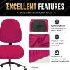 DIVA EN CAMINO DEC Stretchable Desk Office Chair Seat Covers - Universal Stretch Computer Chair Slipcover - Washable Rotating Backrest Coverings & Cushion Protectors for Dogs, Cats, Pets, Hot Pink view 4