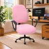 Super Stretchable Separate Office Chair Seat Covers - Universal Spandex Computer Chair Slipcover - 180GSM Washable Rotating Backrest Coverings & Cushion Protectors for Dogs, Cats, Pets view 1