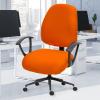 DIVA EN CAMINO DEC Stretchable Desk Office Chair Seat Covers - Universal Stretch Computer Chair Slipcover - Washable Rotating Backrest Coverings & Cushion Protectors for Dogs, Cats, Pets, Orange view 1
