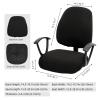 DIVA EN CAMINO DEC Stretchable Desk Office Chair Seat Covers - Universal Stretch Computer Chair Slipcover - Washable Rotating Backrest Coverings & Cushion Protectors for Dogs, Cats, Pets, Orange view 4