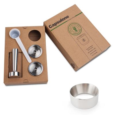 CAPSULONE refillable coffee capsule reusable iperEspresso pod cup coffee filter fit for illy X1 X7 X9 Y1 Y3 Y5 Y9 machine Metal Stainless Steel