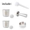 CAPSULONE refillable coffee capsule reusable iperEspresso pod cup coffee filter fit for illy X1 X7 X9 Y1 Y3 Y5 Y9 machine Metal Stainless Steel view 2