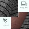 Custom Size Runner Rug 2 ft x 50 ft, 2-82ft Carpet Runners Hallway Entryway Kitchen Garage Laundry Room Area Rugs with Non-Slip Rubber Backing, Gray with Black Stripe view 2