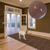 Custom Size Runner Rug 4 ft x 4 ft, 2-82ft Carpet Runners Hallway Entryway Kitchen Garage Laundry Room Area Rugs with Non-Slip Rubber Backing, Checkered Brown view 3