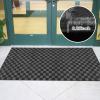 Custom Size Runner Rug 4 ft x 4 ft, 2-82ft Carpet Runners Hallway Entryway Kitchen Garage Laundry Room Area Rugs with Non-Slip Rubber Backing, Checkered Black view 4