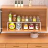 iPEGTOP Freezer Cabinet Storage Shelf Set of 4, 8 Pieces Expandable Metal Rustproof Spice Rack, Adjustable Kitchen Organizer Counter Fridge Pantry Shelf Space Saver (White) view 3