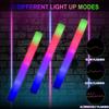 LifBetter Light Up Glow Sticks Bulk, LED Foam Sticks in The Dark with 3 Modes Flashing Led Foam Multicolor Batons Light up Party Favors for Birthdays, Weddings, Concerts, Festivals (156pcs) view 3