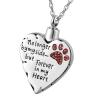 SHEIL Memorial Necklace no Longer by My Side Forever in My Heart Cremation Pendant Jewelry - Memorial Ash Keepsake view 1