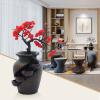 15.7" Vase Craft Indoor Tabletop Fountain, Desktop Flowing Water Waterfall for Company Home Room Decorate Stock view 3