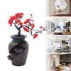 15.7" Vase Craft Indoor Tabletop Fountain, Desktop Flowing Water Waterfall for Company Home Room Decorate Stock view 4
