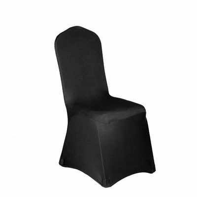 1 Pcs Black Metallic Spandex Stretchable Chair Cover Wedding Banquet