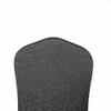 1 Pcs Black Metallic Spandex Stretchable Chair Cover Wedding Banquet view 3