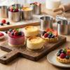 12Pcs Round Cake Rings Mold, Mini Cake & Pastry Ring, Stainless Steel Dessert Food Rings for Cooking Pastry Rings Cake Mousse Mold view 4