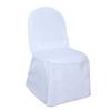 10 Pcs White Polyester Banquet Chair Covers Wedding Party Catering Decorations view 1