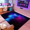 Colorful Galaxy Starry Sky Area Rug Pad 6'9' for Kids Room Outer Space Theme Floor Mat Washable Non-Slip Teens Bedroom Carpets Playmats view 3