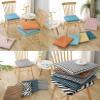 HomeLoft Basics 2Pcs Dining Chair Seat Cushions with Ties, Comfortable Thick Square Removable Cover Anti-Slip Chair Seat Pads for Living Room Garden Office Coffee Shop,K,50*50cm(4pcs) view 2