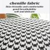 HomeLoft Basics 2Pcs Dining Chair Seat Cushions with Ties, Comfortable Thick Square Removable Cover Anti-Slip Chair Seat Pads for Living Room Garden Office Coffee Shop,K,50*50cm(4pcs) view 3