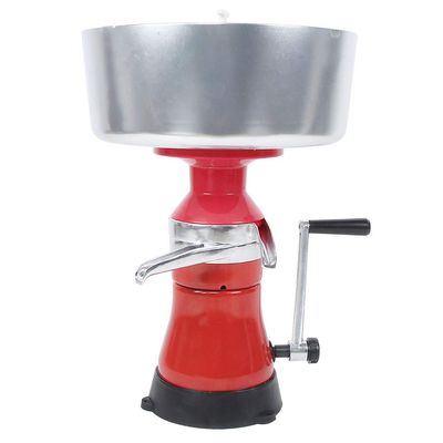 Arsor Milk Cream Centrifugal Separator, Manual Milk Separating Machine Lightweight Aluminum Alloy Butter Milkshake Separator for Farm Goats Sheep Cows Milk Home Dairy