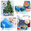 Woanger 12 Packs Ocean Party Supplies Favor Drawstring Bags Colorful Fish Backpack Bag Cartoon Sea Animal Birthday Goodie Bags String Pouch for Kids Ocean Themed Birthday Party Baby Shower Supplies view 4
