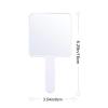 ARTIBETTER Portable Handheld Makeup Mirror High Definition Ergonomic Design for Easy Use for Travel and Bathroom for Women and Makeup Artists view 2