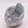 2.7" 335g Ice Sky Blue Celestite Cluster Egg Polished Natural Sparkling Celestine Gemstone Druzy Crystal Mineral Geode Specimen - Madagascar view 2