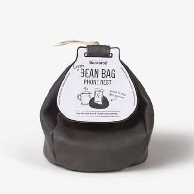 IF Bookaroo Little Bean Bag Phone Rest, for Phone, Tablet or Book - Charcoal