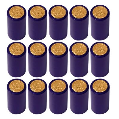 100pcs yeast for baking bread shrink wrap wine bottle heat shrink capsules wine bottle wrap sleeves for professional and home cork holder use stoppers for s (blue