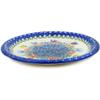 Polmedia Polish Pottery Lunch Plate UNIKAT - Flutters In The Wind Pattern Handmade in Boleslawiec Poland by Ceramika Dalia + Certificate of Authenticity view 2