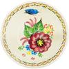 Polmedia Polish Pottery Bowl 6-inch UNIKAT - Still Meadow Pattern Handmade in Boleslawiec Poland by Ceramika Bona + Certificate of Authenticity view 2